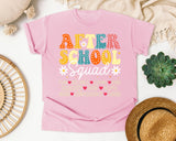 After School Squad in Blossom Comfort Colors 1717 tee