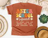 After School Squad in Yam Comfort Colors 1717 tee