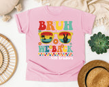 Bruh We Back 4th Graders in Blossom Comfort Colors 1717 tee