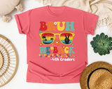 Bruh We Back 4th Graders in Watermelon Comfort Colors 1717 tee