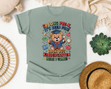 So Long Pre-K Bear Graduate in Bay Comfort Colors 1717 tee