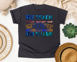 We Teach Best What We Most Need To Learn in Graphite Comfort Colors 1717 tee