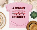 A Teacher Affects Eternity in Blossom Comfort Colors 1717 tee