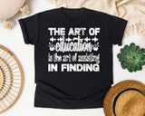 The Art Of Education Light Print in Black Comfort Colors 1717 tee