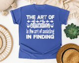 The Art Of Education Light Print in Flo Blue Comfort Colors 1717 tee