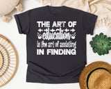 The Art Of Education Light Print in Graphite Comfort Colors 1717 tee