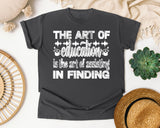 The Art Of Education Light Print in Pepper Comfort Colors 1717 tee