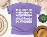 The Art Of Education Light Print in Violet Comfort Colors 1717 tee