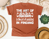 The Art Of Education Light Print in Yam Comfort Colors 1717 tee
