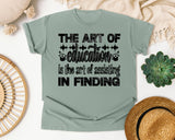 The Art Of Education in Bay Comfort Colors 1717 tee
