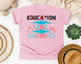 Education Breeds Confidence in Blossom Comfort Colors 1717 tee