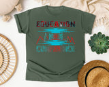 Education Breeds Confidence in Moss Comfort Colors 1717 tee