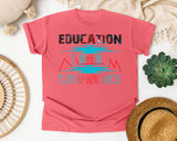 Education Breeds Confidence in Watermelon Comfort Colors 1717 tee