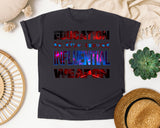 Education Is The Most Influential Weapon in Graphite Comfort Colors 1717 tee