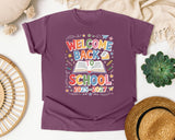 Welcome Back To School Book 2026-2027 Bright in Berry Comfort Colors 1717 tee