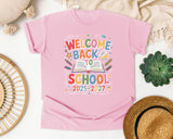 Welcome Back To School Book 2026-2027 Bright in Blossom Comfort Colors 1717 tee
