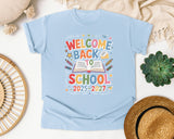 Welcome Back To School Book 2026-2027 Bright in Chambray Comfort Colors 1717 tee