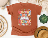 Welcome Back To School Book 2026-2027 Bright in Yam Comfort Colors 1717 tee