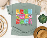 Bruh We Back School Secretary Bright in Bay Comfort Colors 1717 tee