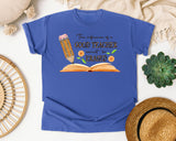 The Influence Of A Good Teacher Cannot Be Erased in Flo Blue Comfort Colors 1717 tee