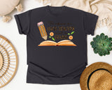 The Influence Of A Good Teacher Cannot Be Erased in Graphite Comfort Colors 1717 tee