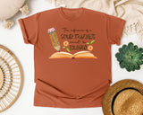 The Influence Of A Good Teacher Cannot Be Erased in Yam Comfort Colors 1717 tee