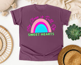 My Class Is Full Of Sweet Hearts in Berry Comfort Colors 1717 tee