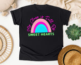 My Class Is Full Of Sweet Hearts in Black Comfort Colors 1717 tee