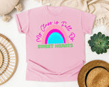 My Class Is Full Of Sweet Hearts in Blossom Comfort Colors 1717 tee