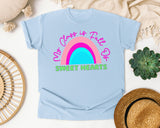 My Class Is Full Of Sweet Hearts in Chambray Comfort Colors 1717 tee
