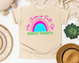My Class Is Full Of Sweet Hearts in Ivory Comfort Colors 1717 tee