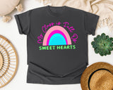 My Class Is Full Of Sweet Hearts in Pepper Comfort Colors 1717 tee