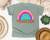 Beaching Not Teaching in Bay Comfort Colors 1717 tee