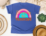 Beaching Not Teaching in Flo Blue Comfort Colors 1717 tee
