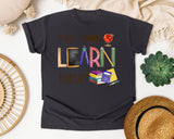 Y'all Gonna Learn Today in Graphite Comfort Colors 1717 tee