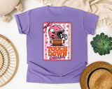 Touchdown Season Pink Helmet graphic tee in Violet
