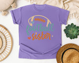 Football Sister Script graphic tee in Violet