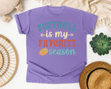 Football Is My Favorite Season Arrows graphic tee in Violet