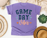 Game Day Vibes graphic tee in Violet