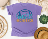 Football Godmother graphic tee in Violet