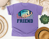 Football Friend graphic tee in Violet
