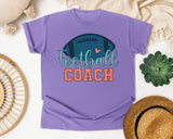 Football Coach graphic tee in Violet