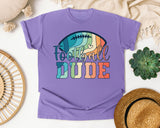 Football Dude graphic tee in Violet