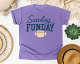 Sunday Funday Football Navy graphic tee in Violet