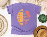 I Am Your Biggest Fan Football graphic tee in Violet