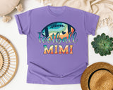 Football Mimi graphic tee in Violet