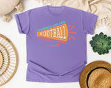 Sundays Are For Football Cheer Mom graphic tee in Violet