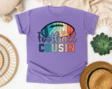 Football Cousin graphic tee in Violet
