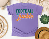 Football Junkie graphic tee in Violet
