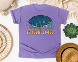 Football Grandma graphic tee in Violet